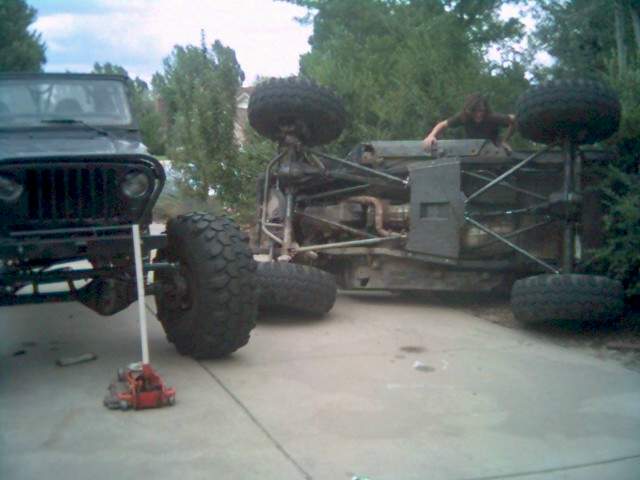 levantando rueda trasera 4x4